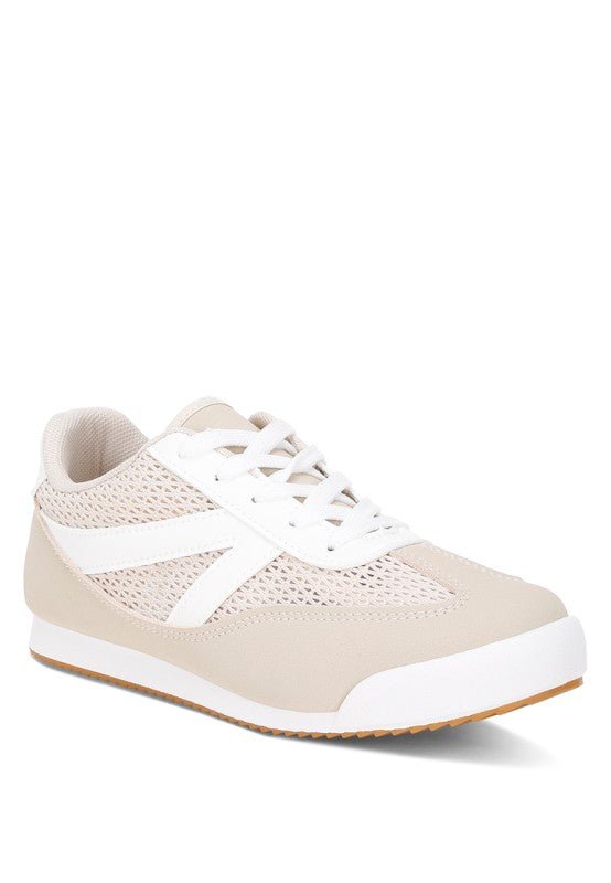Tibala Padded Collar Lace - Up Sneakers