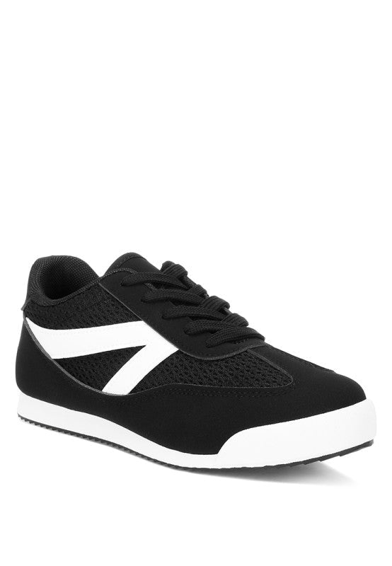 Tibala Padded Collar Lace - Up Sneakers