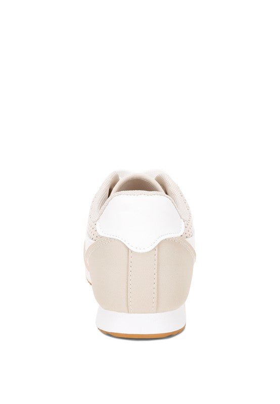 Tibala Padded Collar Lace - Up Sneakers