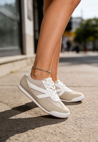 Tibala Padded Collar Lace - Up Sneakers