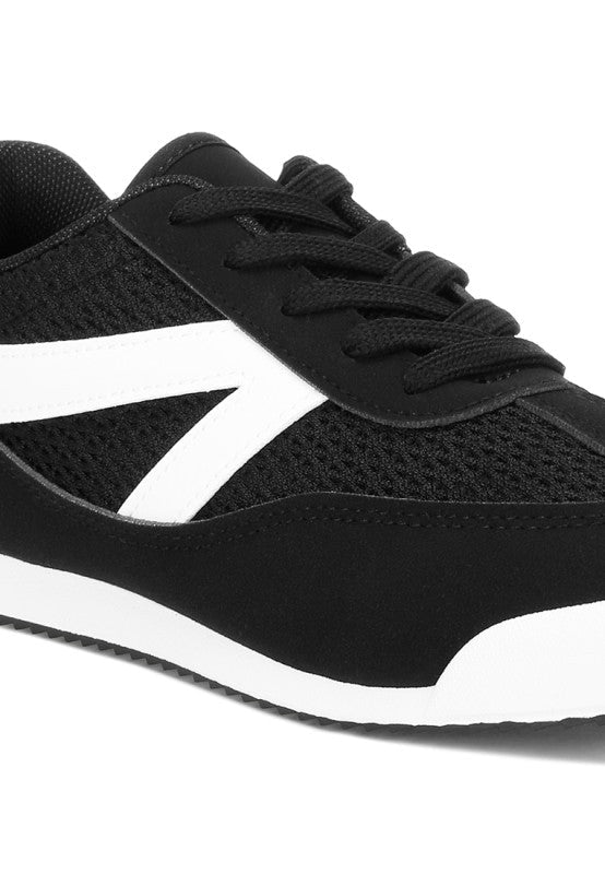Tibala Padded Collar Lace - Up Sneakers
