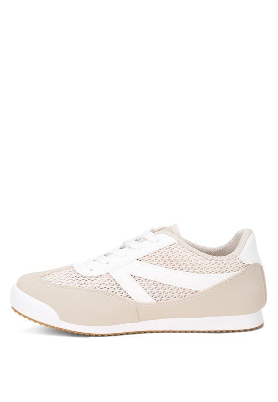 Tibala Padded Collar Lace - Up Sneakers