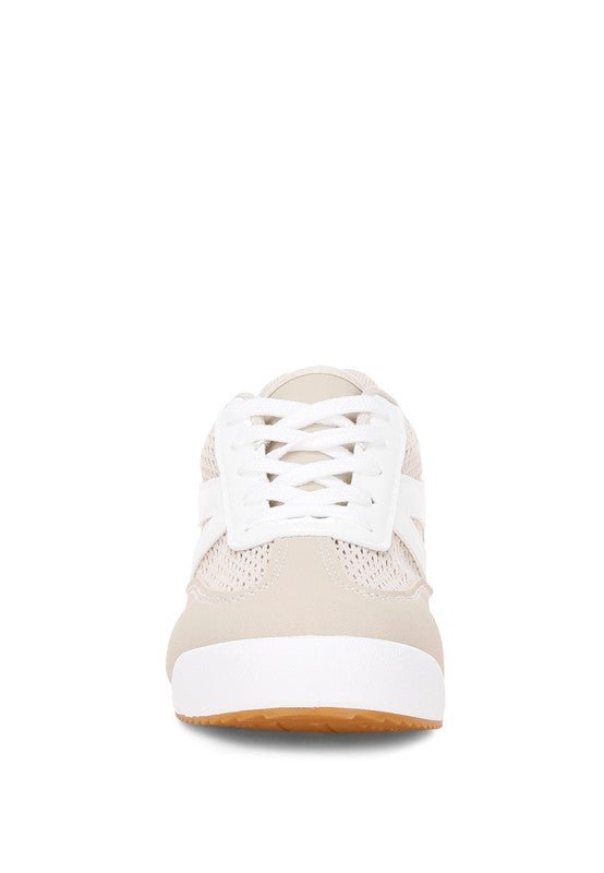 Tibala Padded Collar Lace - Up Sneakers