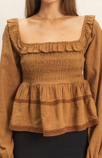 Touch Of Romance Smocked Top