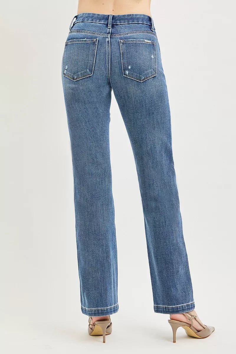 Tummy Control 4way Stretch Mid Rise Jeans