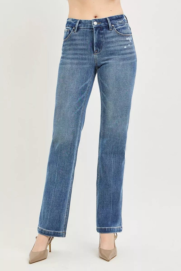 Tummy Control 4way Stretch Mid Rise Jeans