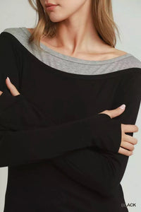 Umgee Layered Long Sleeve Top