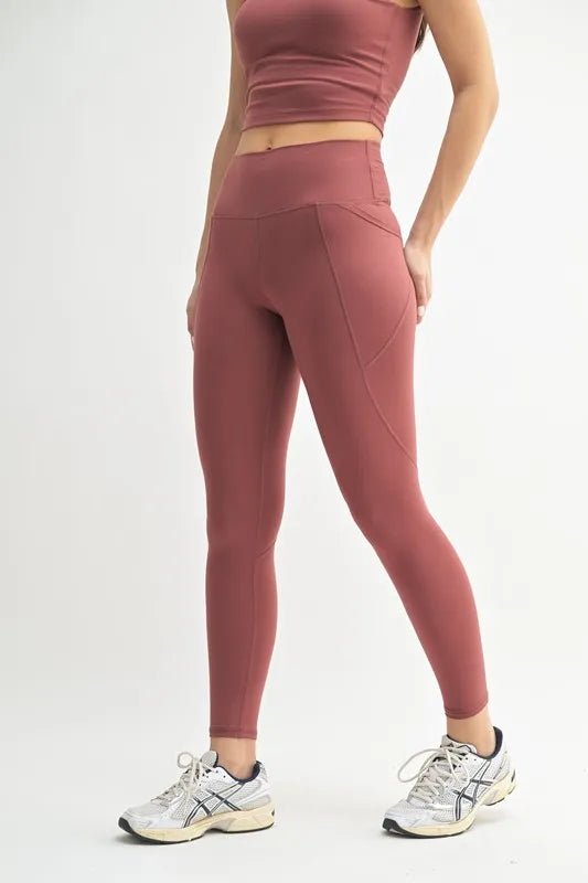 Venice Cloud Light Sculpt High - Waisted Leggings - Minnie's Treasure Boutique