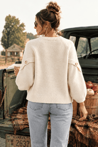 Women's Tulip Sleeve Sweater