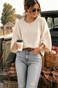 Women's Tulip Sleeve Sweater