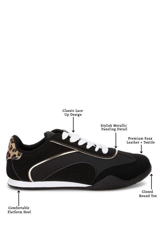 Zuccia Comfortable Lace - Up Sneakers