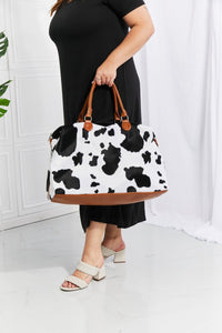 Animal Print Plush Weekender Bag-Minnie's Treasure Boutique