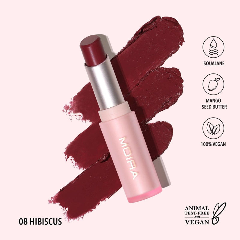 Moira Cosmetics Signature Lipstick 008 Hibiscus-Minnie's Treasure Boutique