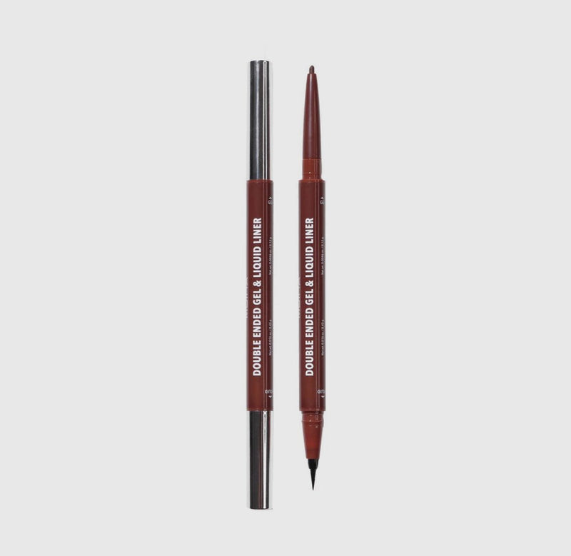 Moira Double Ended Gel & Liquid Liner In Brown