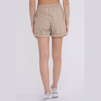 Mono b High-Waisted Relaxed Fit Cargo Shorts-Minnie's Treasure Boutique